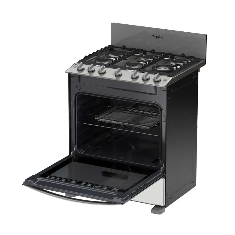 ESTUFA A GAS WHIRLPOOL DE 30" CON HORNO XPERT AIR FRY LWFR5050